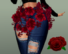 !red roses skirt add on