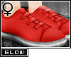 #Velcro Flats-Red[F]#