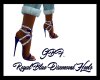 GBF~Royal Blue Diam Heel
