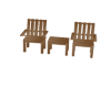 Table 2 Wooden Lawn Char