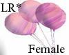 Pink Swirled Balloons