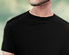 black layered fitted T