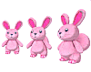 Pinky Easter Bunny