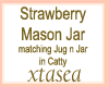 Strawberry Mason Jar