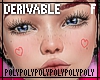 Swivel Hearts Blush F