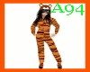 [A94]Orange tiger pajama
