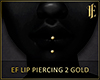 EF Lip Piercing Gold