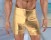 Gold Swim Trunks