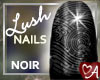 .a Lush Nails NOIR