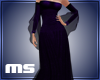 MS Lace Gown Purple