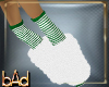 Santa Green Stripe Boots