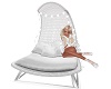 Mod White Cuddle Chair