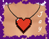 8-Bit Heart Necklace