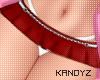 !K Add-On Skirt Maroon W
