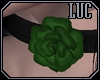[luc] Choker Rose Green