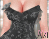 Aki Frilly Dress V1 BK