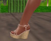 ~Tan Wedge Sandals~