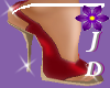 JD~ Red Jada Heels