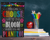 Classroom Poster: Bloom