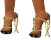 Sexy Gold Diva Shoes