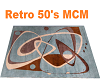 MCM 1950's retro rug