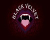 *V* Black Velvet Couch 2