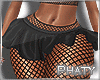 Black Goth Fishnet Skirt