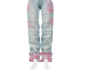 jeans w pink