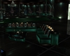 Emerald/diamonds sofa