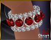 cK Bracelets Silver Ruby