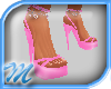 M* pink chained heels