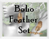 Boho Feather Earring Set