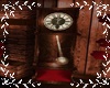 Winter grandfather clock