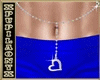 SILVER HEART BELLY CHAIN