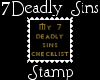 7 Deadly Sins Stamp