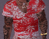Red an White Floral M 1