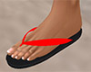 Red Flip Flops (F)