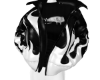 black&white flamed puffe