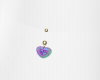 Rainbow belly rings