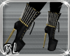 BL-BOOT BLACK AND GOLD