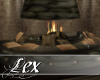 LEX stone firepl. &poses