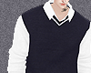 shirt & sweater(navy)