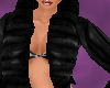 (V)Black Fur coat