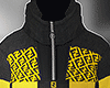 Yellow Fendi Hoodies