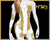 Gold & White dress