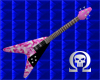 Pink Camo Bass Guitar