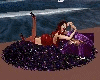 purple  sexy rugs & pose