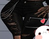 Black Ripped Pants