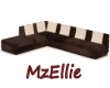 MzE Brown n Cream Couch