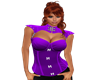 purple corset